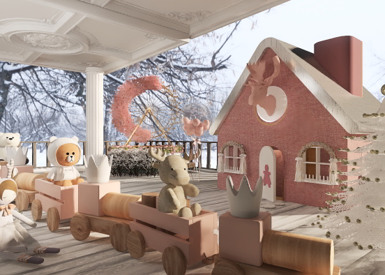 Gingerbread House Winter Fair 🎡 🧸 Design Rendering