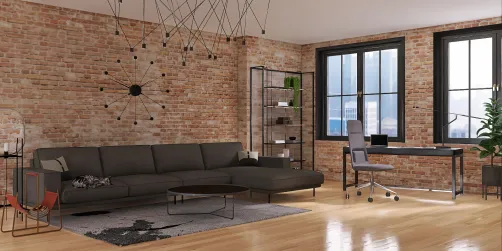 Loft style living room