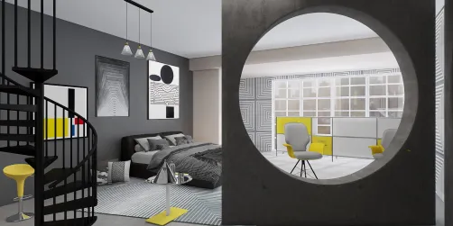 Bauhaus bedroom 