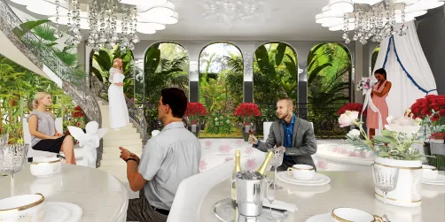 Boda gay en el día del orgullo