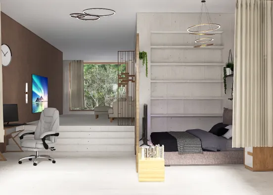 chambre cool Design Rendering
