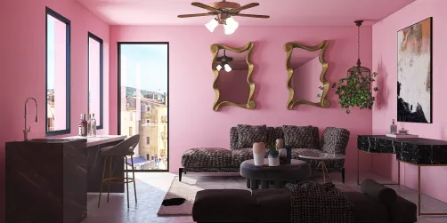 Living Room with a bar