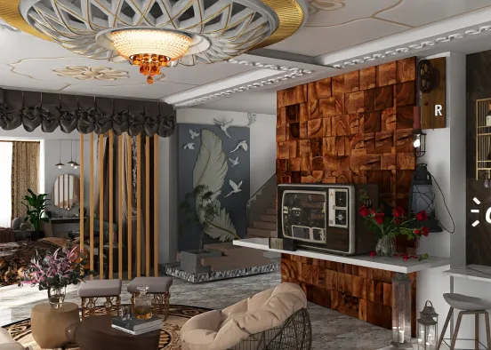 # A much awaited dream home 🌺💖 Renderização de Design