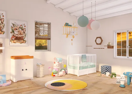 Kids Room 🥰🧡  Design Rendering