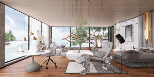 Modern bed room