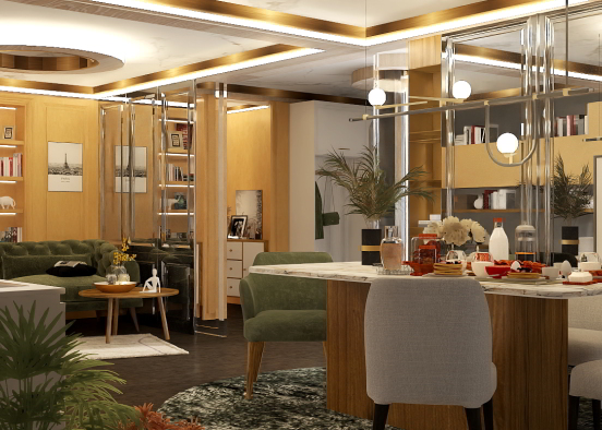 Yellow & green Design Rendering