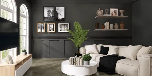 Kleines modernes Wohnzimmer