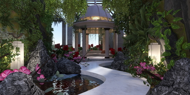 My magical romantic garden 