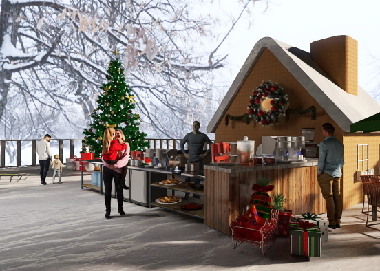 Christmas Market 🎄🍷🎁 Design Rendering