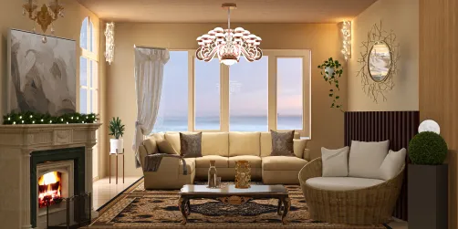 Tuscan style living room ♥️