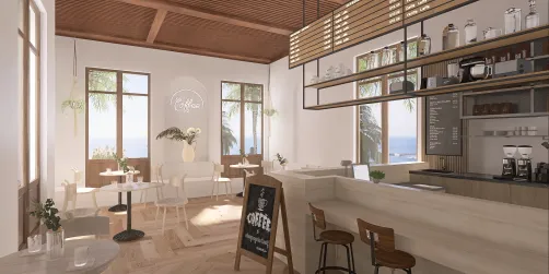 Minimalist Cafe ☕️🎧