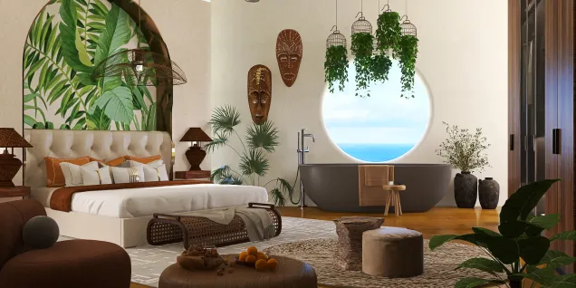 This Caribbean style Airbnb welcomes you