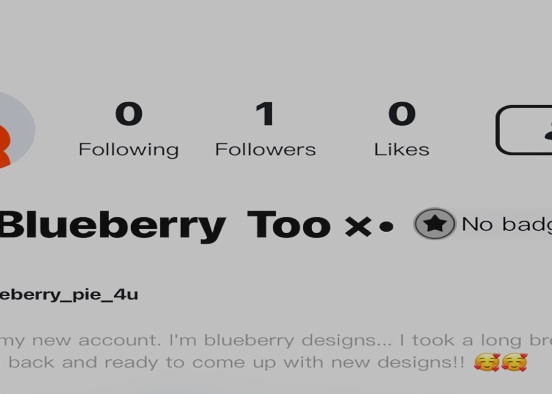 Follow Blueberry Design’s New Account! Design Rendering