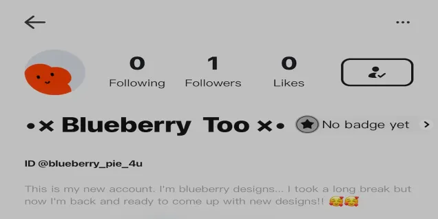  Follow Blueberry Design’s New Account!