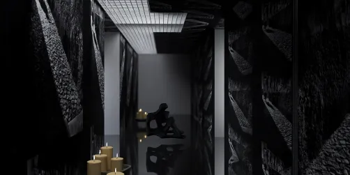 At the end of a dark alley 