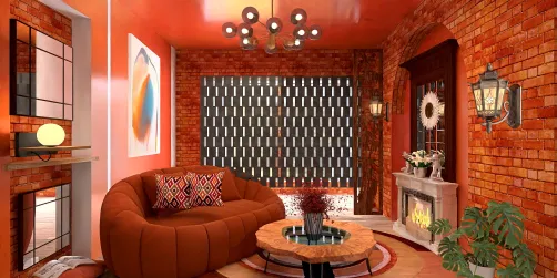Orange you glad I did a small room 