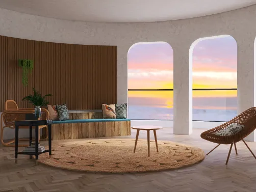 Beach villa!