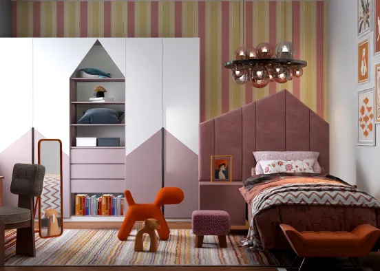 # Espaço de Sonhos Moderno Renderização de Design