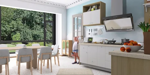 small kitchen room