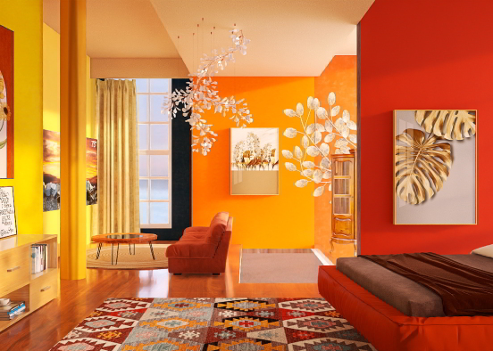 Autumn room attempt  Design Rendering