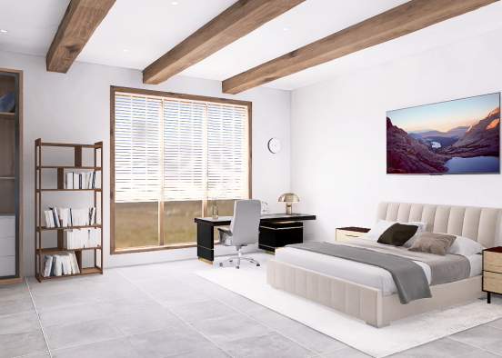 another ideal bedroom Design Rendering