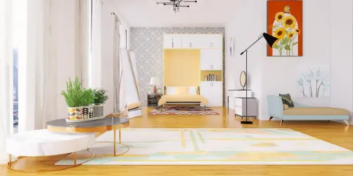 slightly poppin’ bedroom