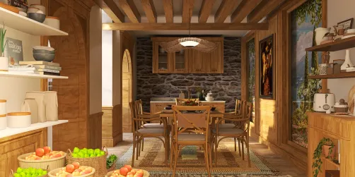 Oak kitchen 