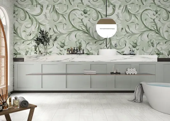 # Serene Sanctuary Renderização de Design