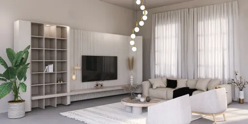 Sala elegante e moderna 