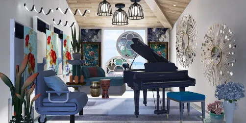 A Blue Note Piano Room