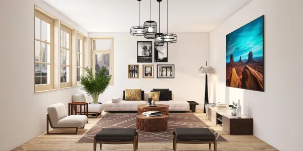 Professional interior design created with Homestyler 3D design software