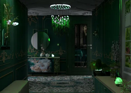 # Calm green  Renderização de Design