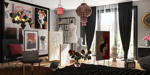 My art space ❤️🤍🖤