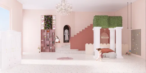pink kid Room
