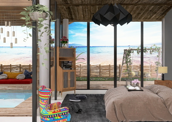 Coastal Beach Chalet 💕💕💕 Design Rendering