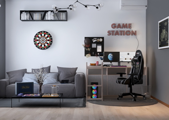 gamer room 🫶🏻 Design Rendering