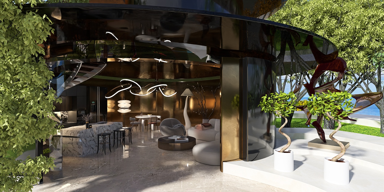 For My Dearest Karen❤️
Sunlit Grove House☀️🌳🍃