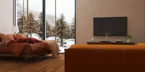 Rustic farmhouse cabin