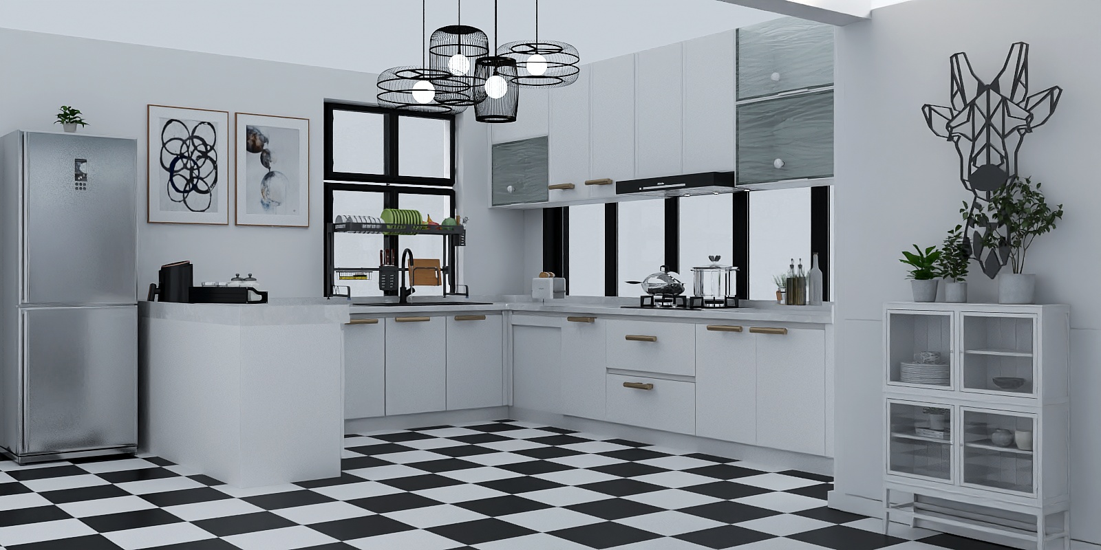 Chessboard kitchen ♟️