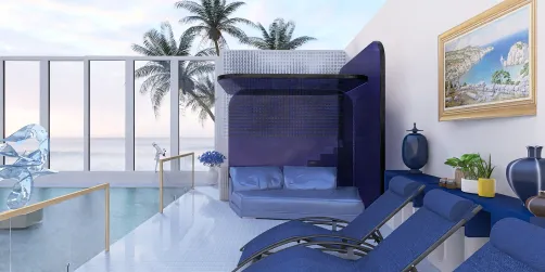 Greece hotel pool
