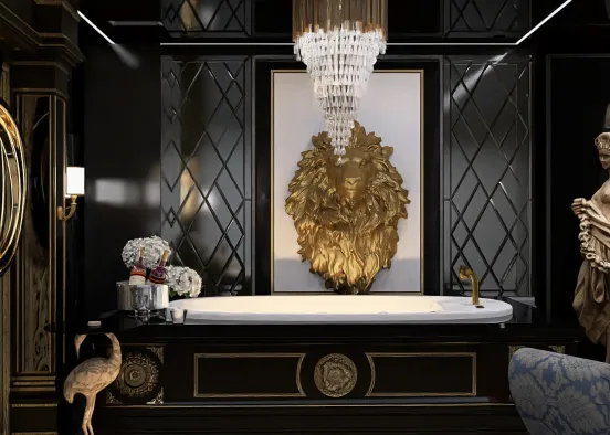 # Black & Gold Royalty  Renderização de Design