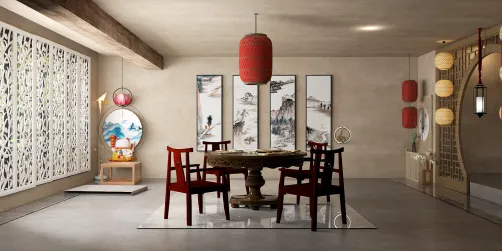 Chinese dining room