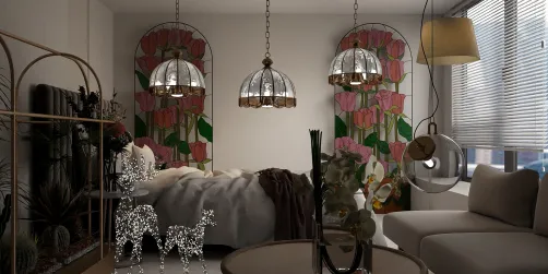 Glass items bedroom idea 💡