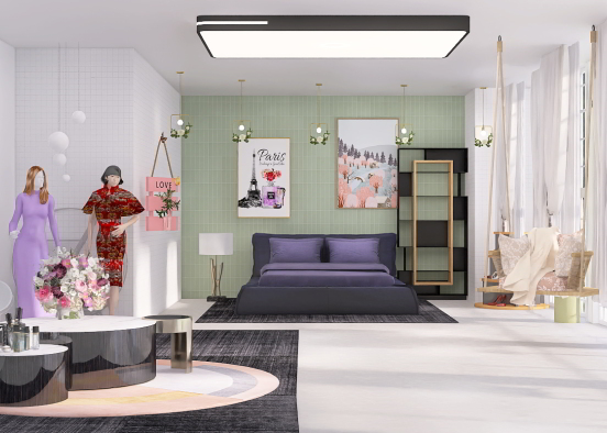 Dream Room- Girly Design Rendering