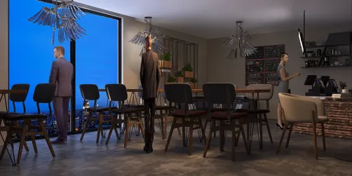 a modern restaurant