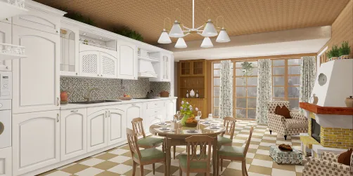 Grandma's big kitchen