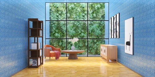 sala de estar simples.