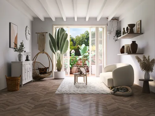 Beachy living room 