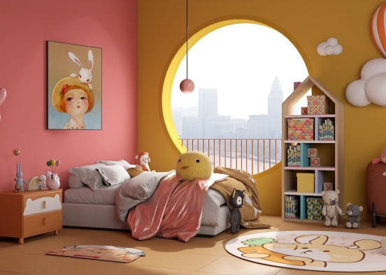 Kids bedroom ♡ Design Rendering
