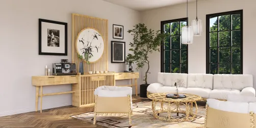 Coffee area in luxury doctors office 